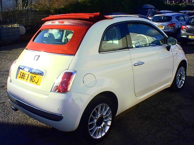 2013 Fiat 500 1.2 Lounge 2dr [Start Stop]